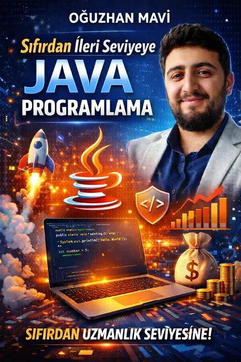 Sıfırdan İleri Seviyeye Java Programlama kursunun tanıtım görseli